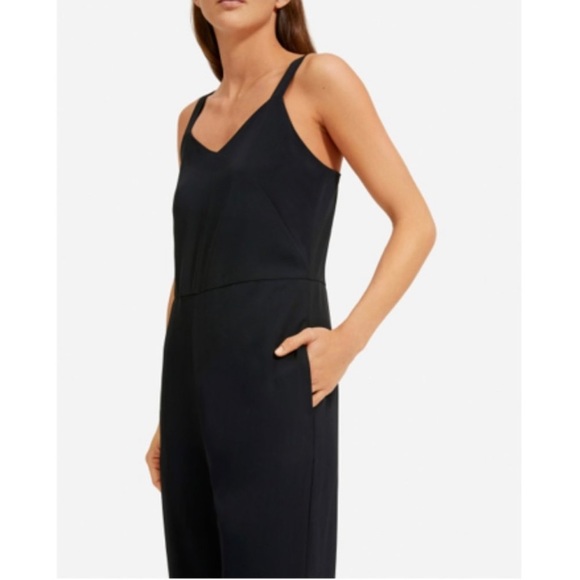 EVERLANE Japanese Go Weave Slip Jumpsuit Size 6 - Picture 2 of 14